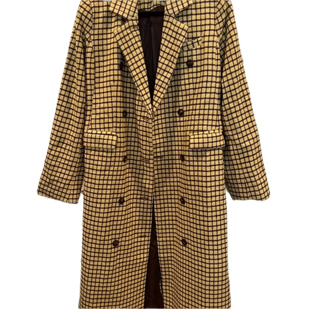 a Los Angeles Womens Wool Blend Dress Coat L